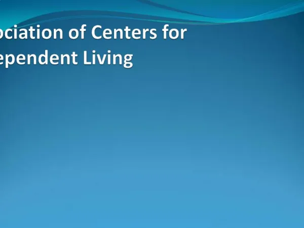 Texas Association of Centers for Independent Living