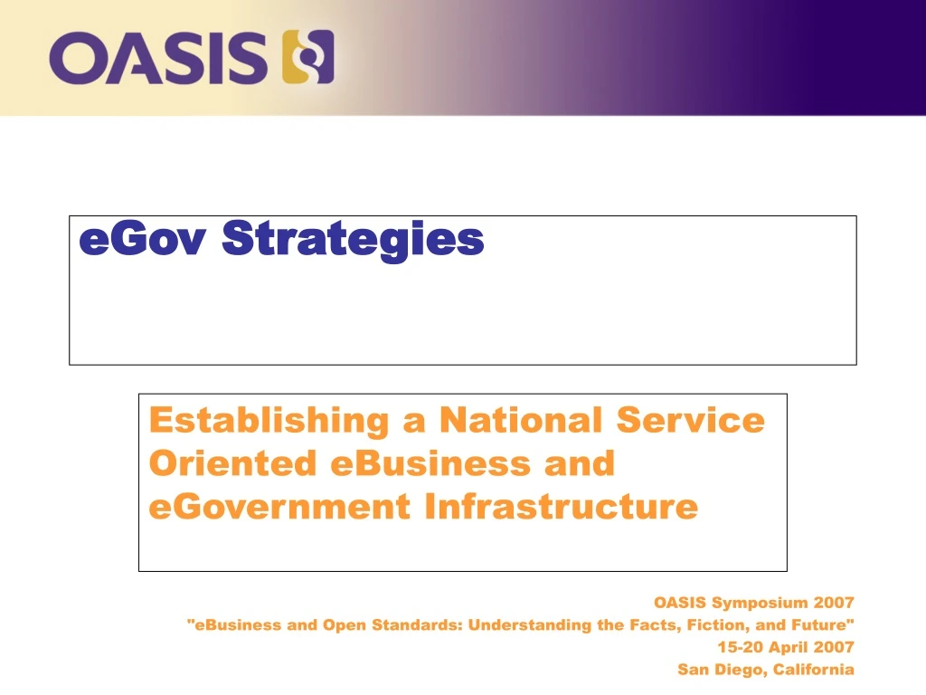 egov strategies