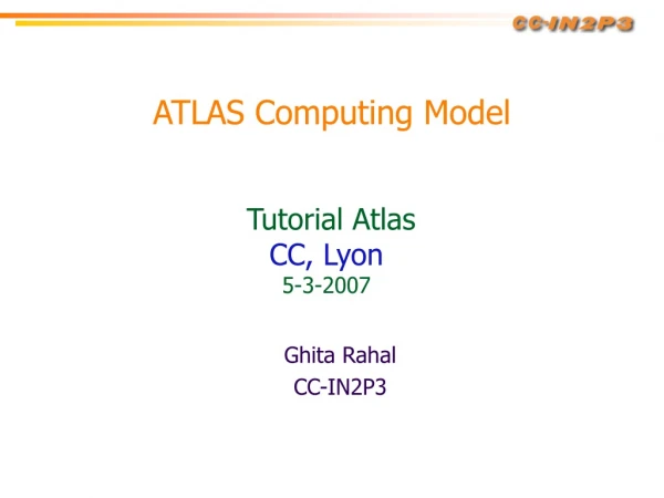 ATLAS Computing Model