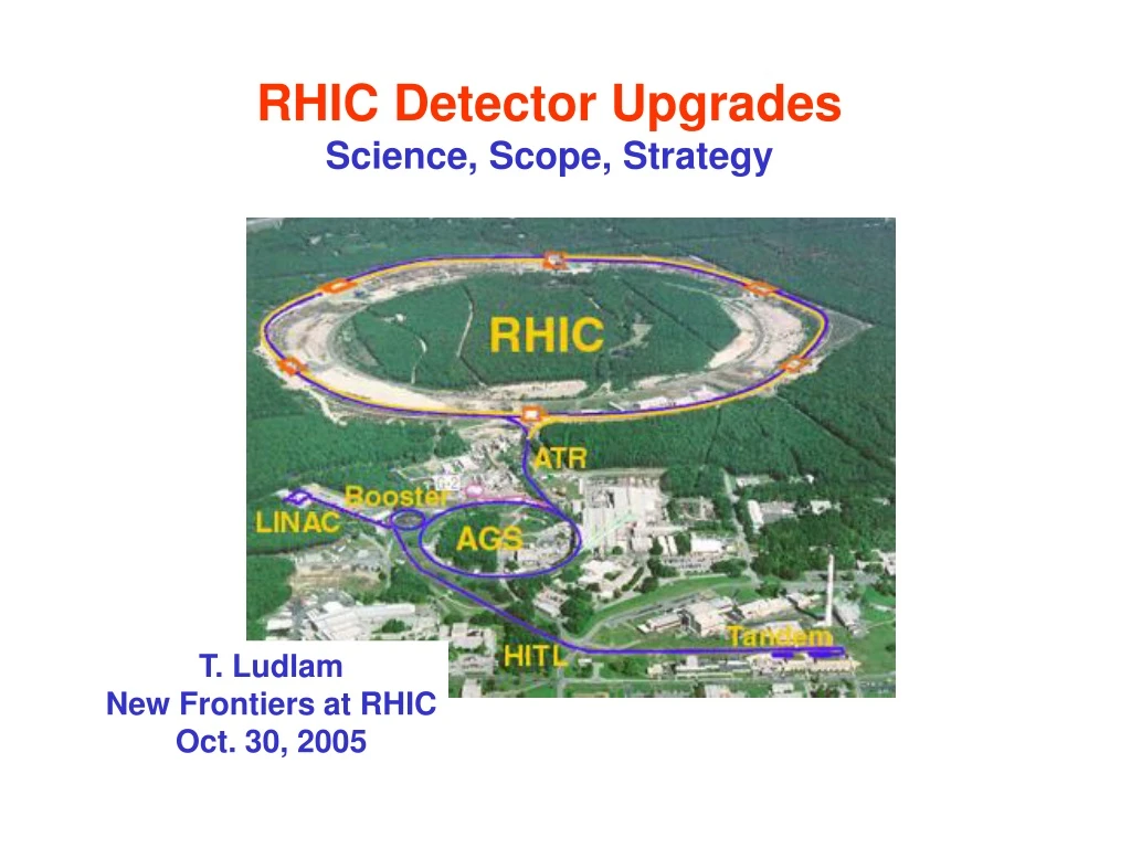 rhic detector upgrades science scope strategy