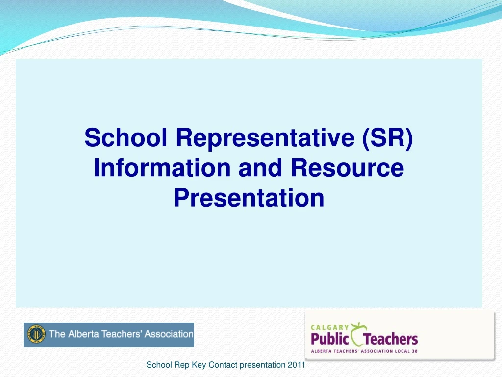 school representative sr information and resource