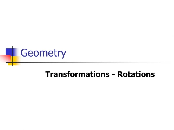 Geometry