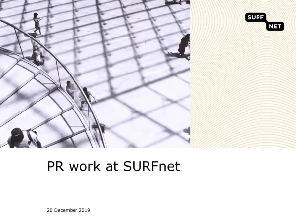 PR work at SURFnet