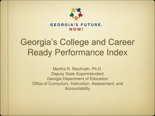Georgia’s College and Career Ready Performance Index