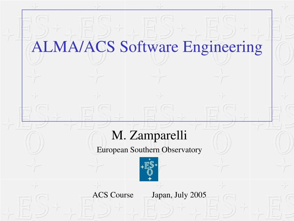 alma acs software engineering