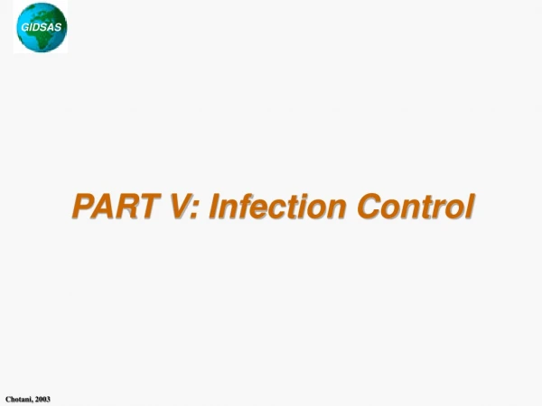 PART V: Infection Control