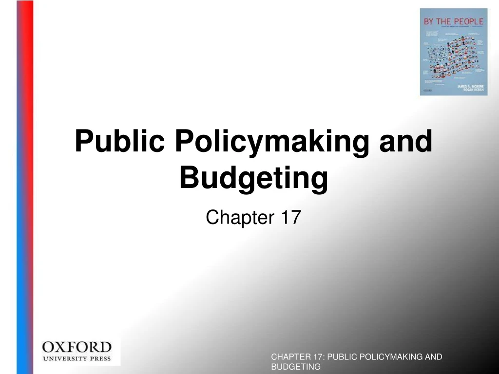 public policymaking and budgeting