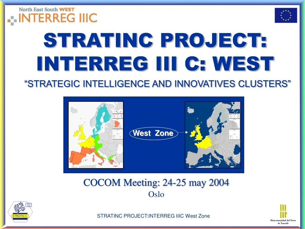 stratinc project interreg iii c west