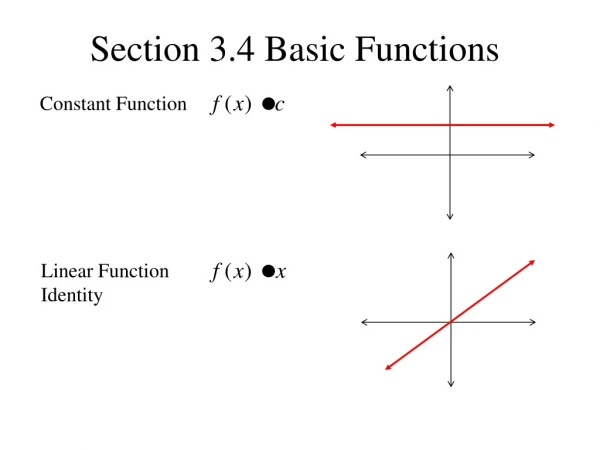 Section 3.4 Basic Functions