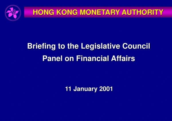 HONG KONG MONETARY AUTHORITY