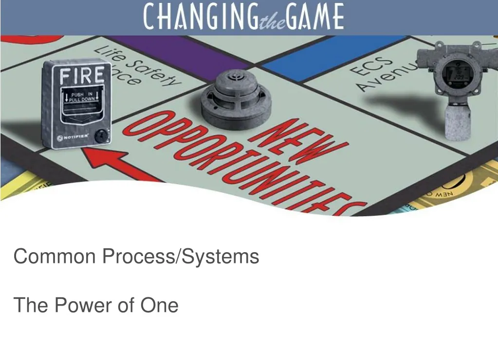 common process systems the power of one