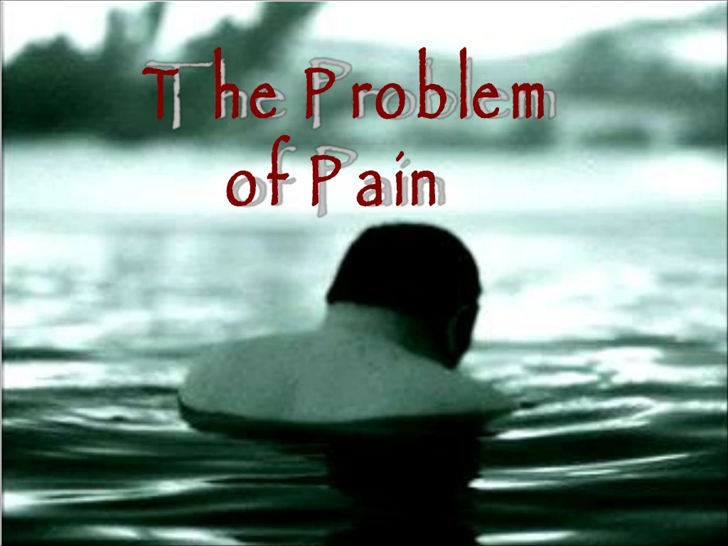 the problem of pain