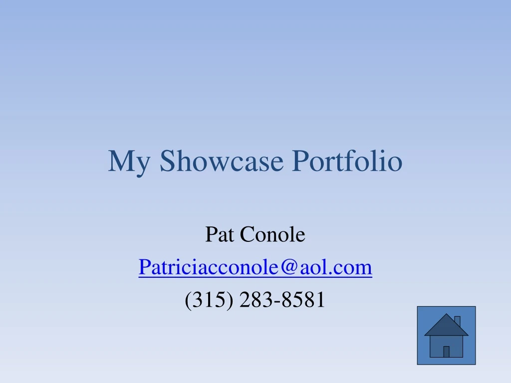 my showcase portfolio