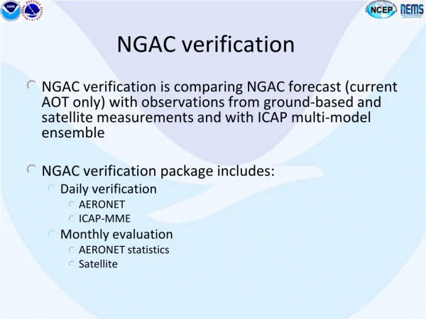 NGAC verification