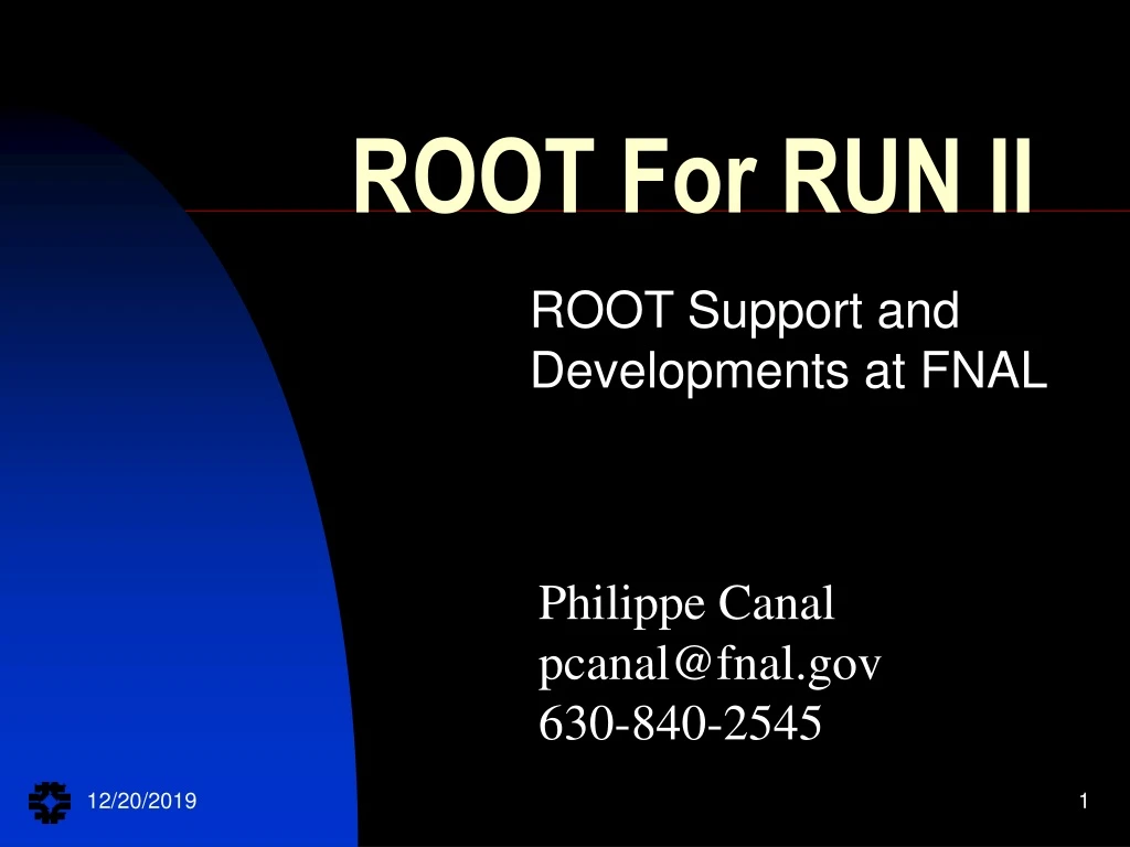 root for run ii