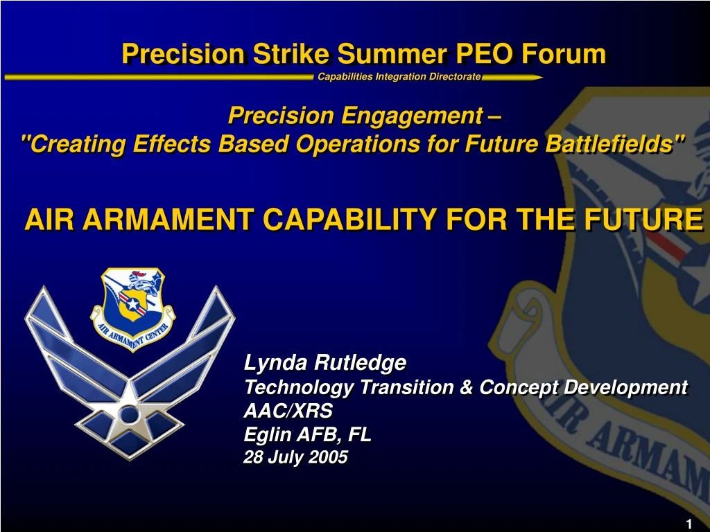 precision strike summer peo forum