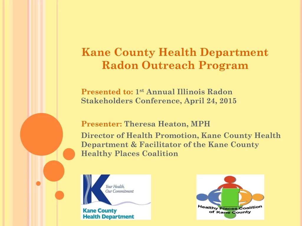 kane county health department radon outreach program