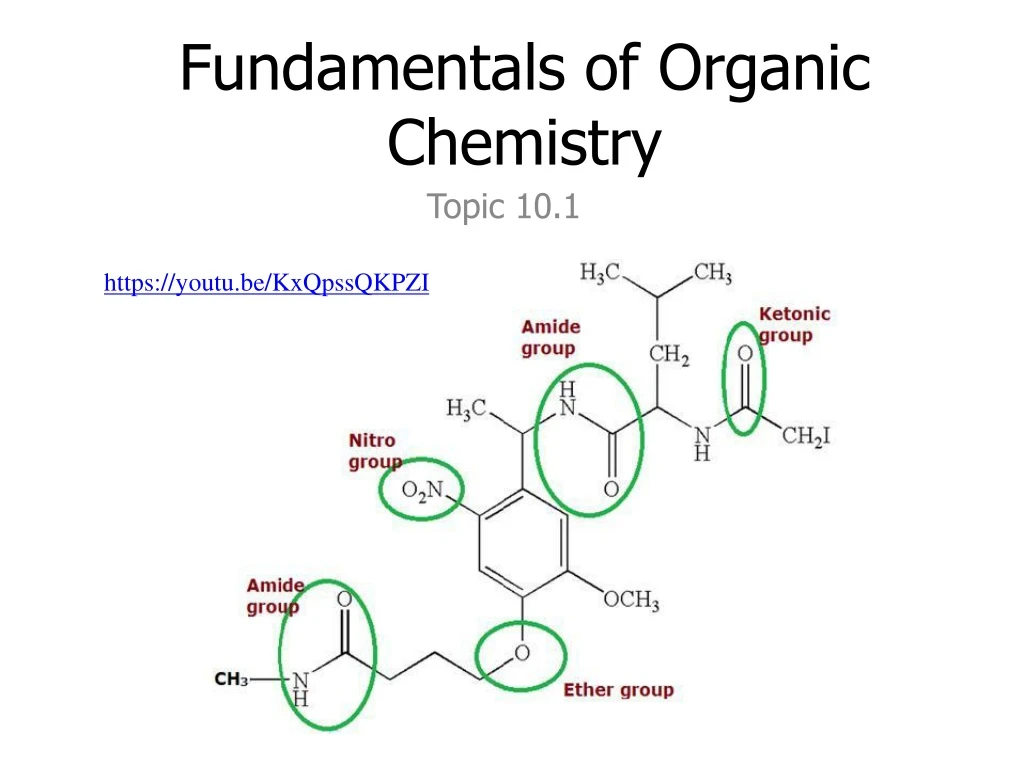 fundamentals of organic chemistry