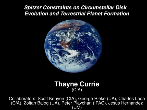 Spitzer Constraints on Circumstellar Disk Evolution and Terrestrial Planet Formation