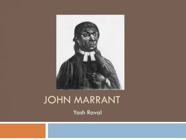 John  Marrant
