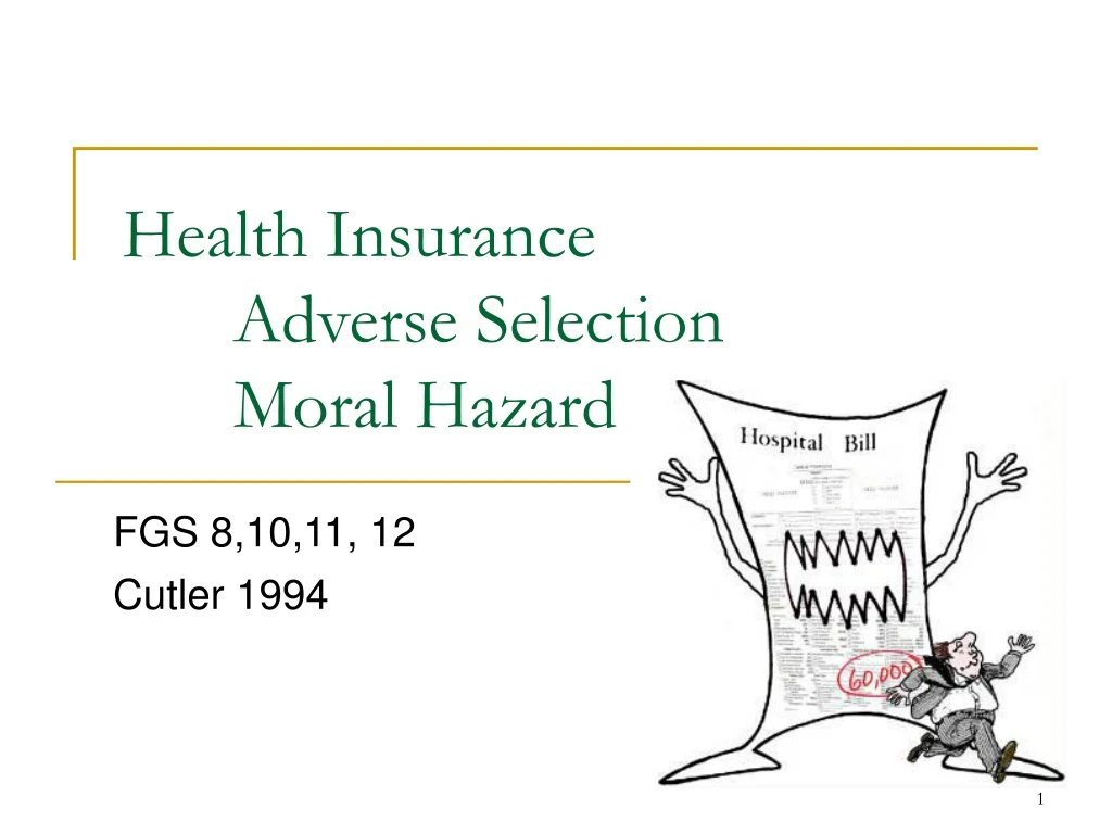 health insurance adverse selection moral hazard