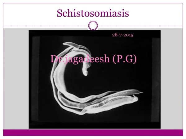 Schistosomiasis