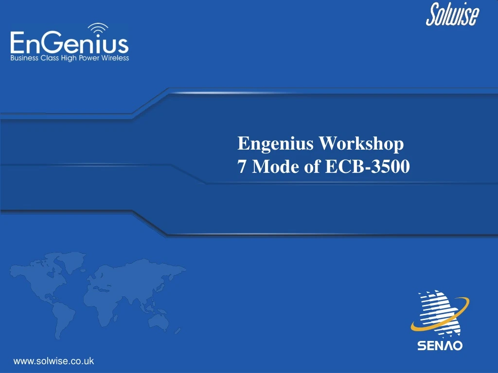 engenius workshop 7 mode of ecb 3500