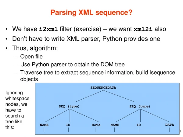 Parsing XML sequence?