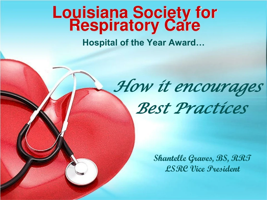 louisiana society for respiratory care