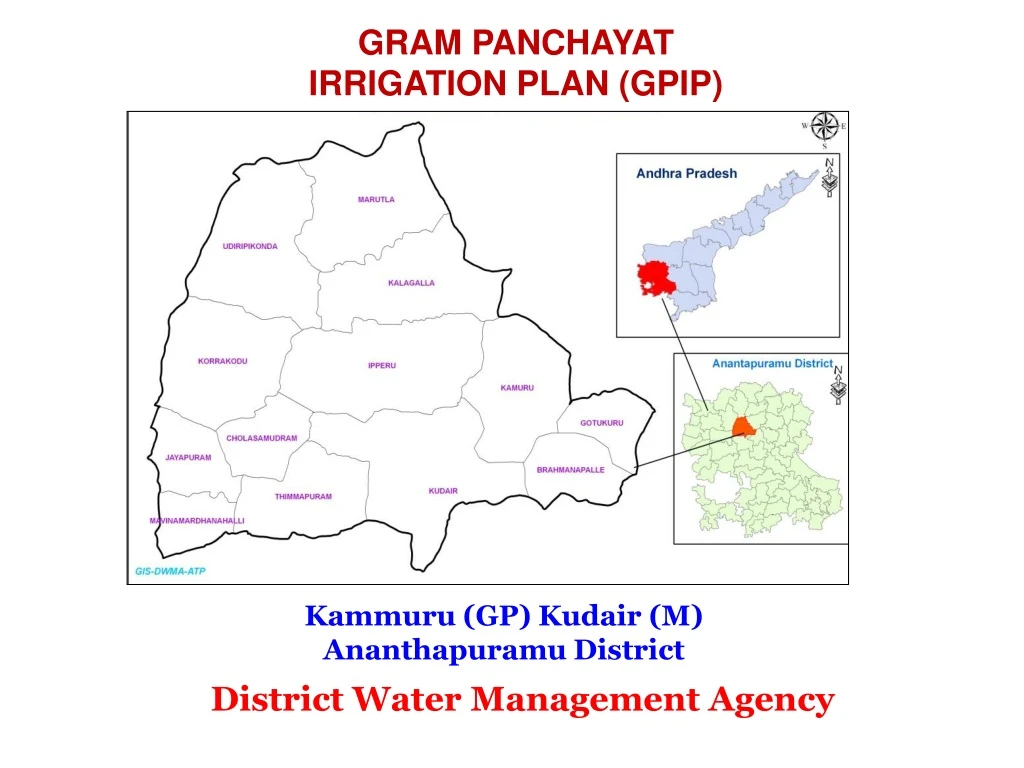 gram panchayat irrigation plan gpip
