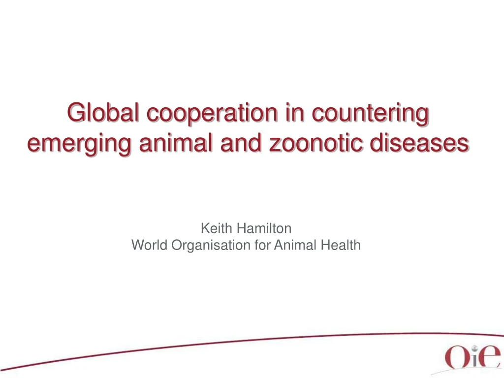 global cooperation in countering emerging animal