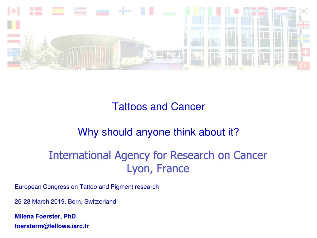 tattoos and cancer why should anyone think about it