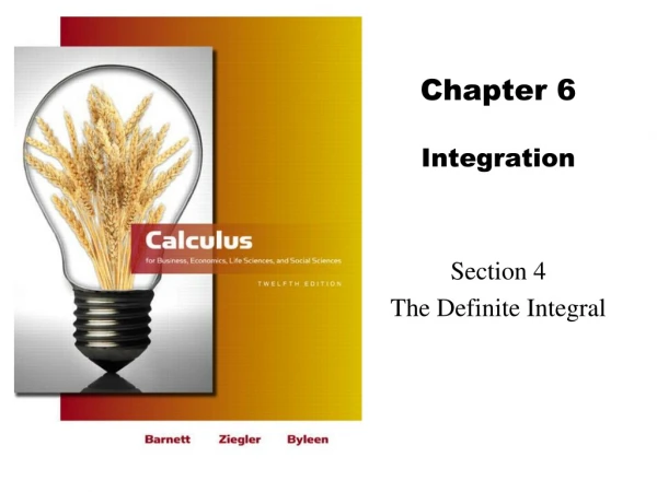 Chapter 6 Integration