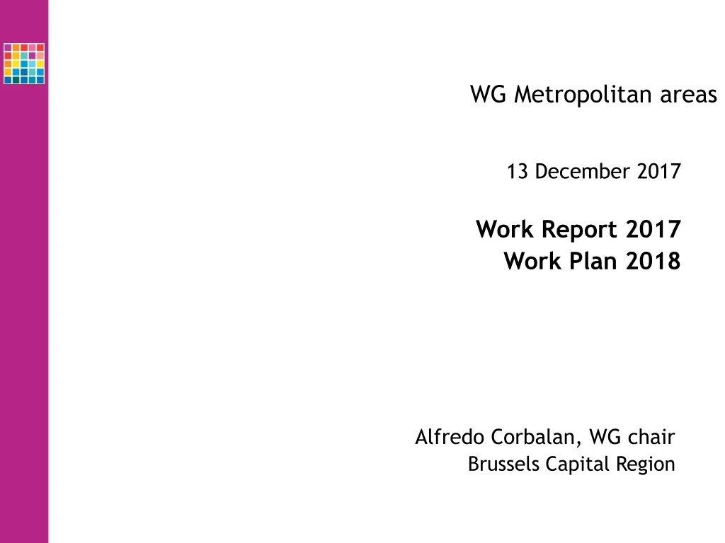 wg metropolitan areas