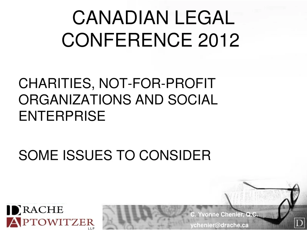 canadian legal conference 2012