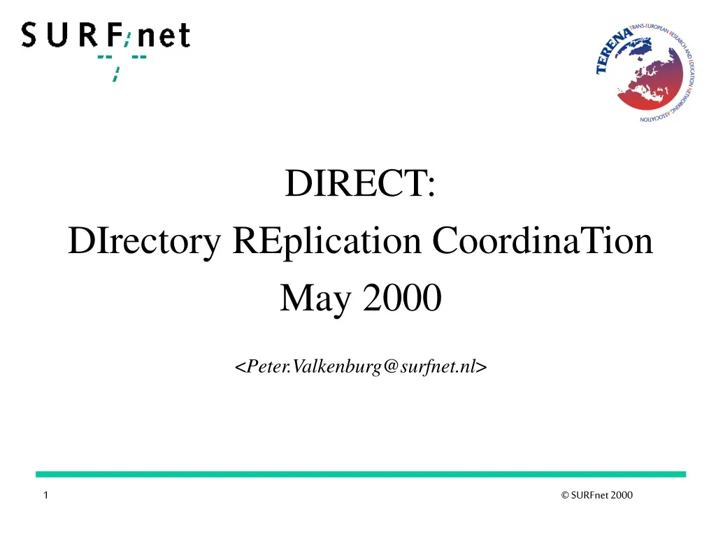 direct directory replication coordination