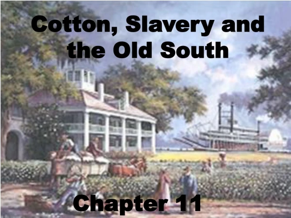 Cotton, Slavery and the Old South