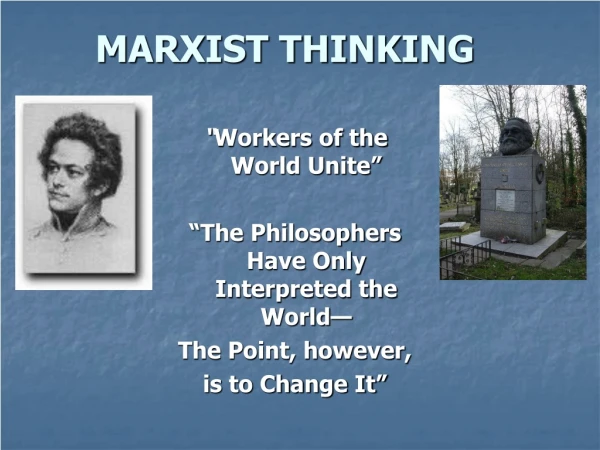 MARXIST THINKING