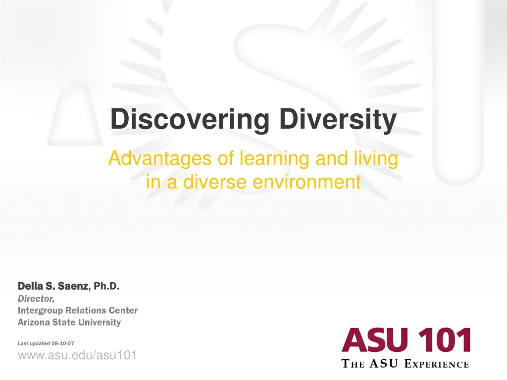 discovering diversity
