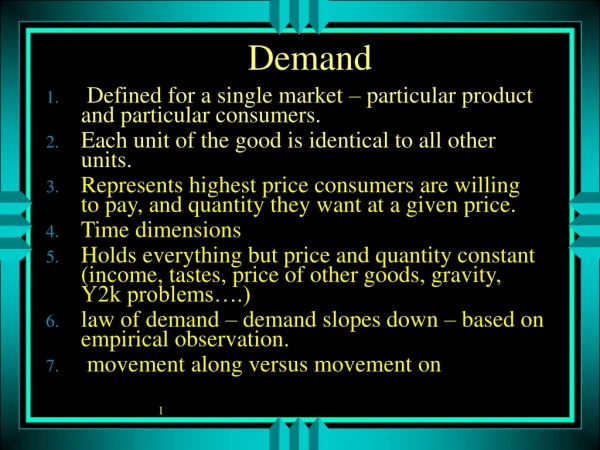 Demand