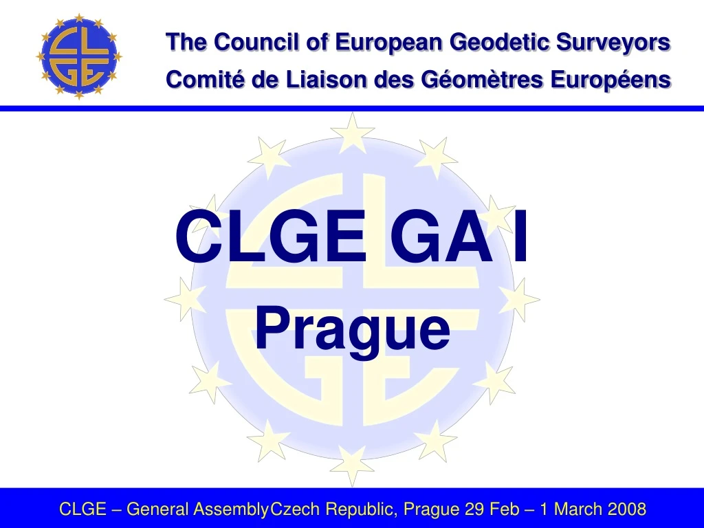 clge ga i prague