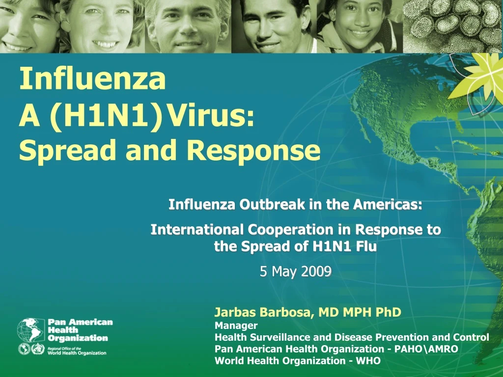 influenza a h1n1 virus spread and response