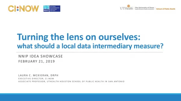 Turning the lens on ourselves: what should a local data intermediary measure?