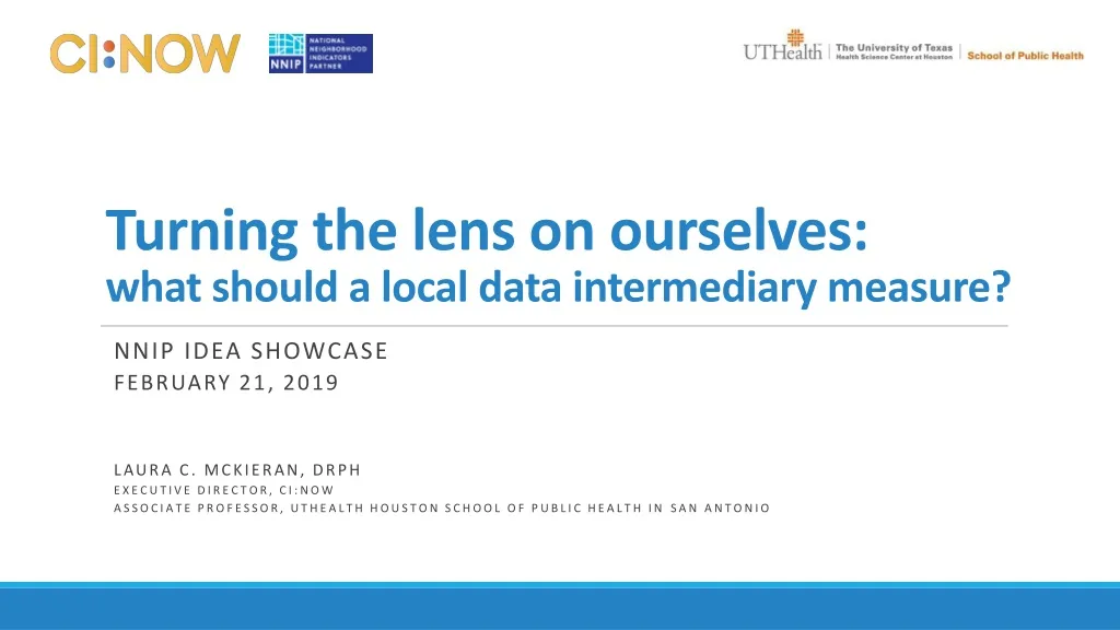 turning the lens on ourselves what should a local data intermediary measure