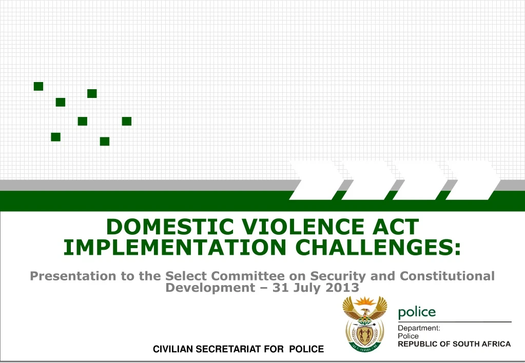 domestic violence act implementation challenges