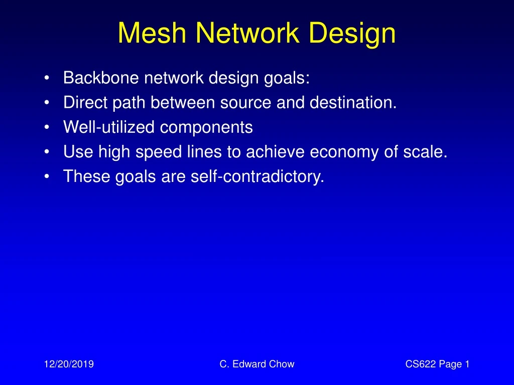 mesh network design