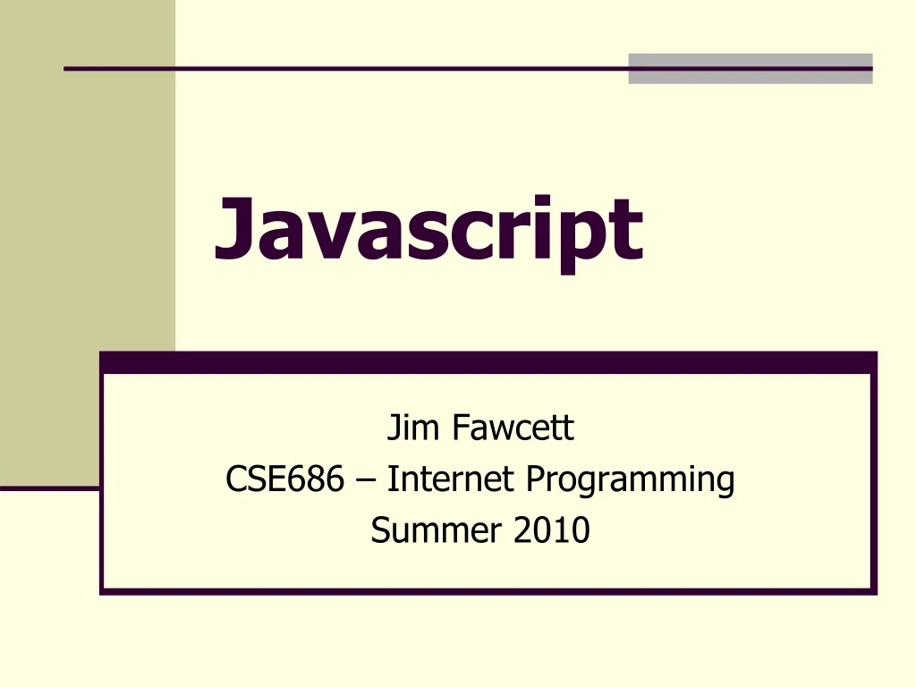 javascript