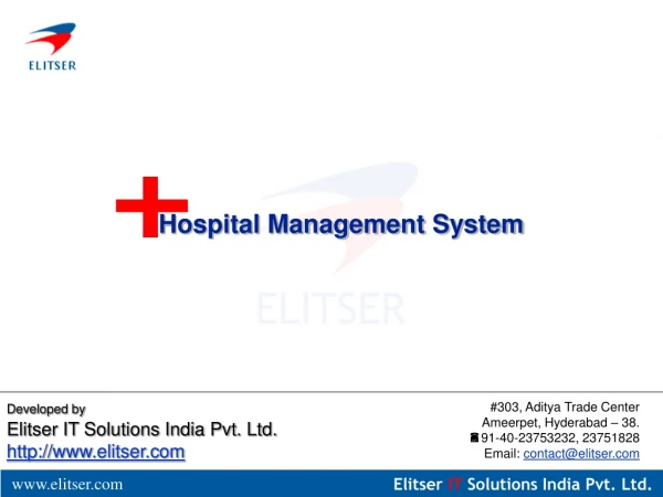 Developed by Elitser IT Solutions India Pvt. Ltd. elitser