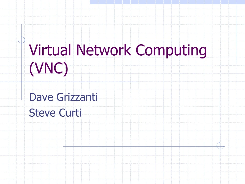 virtual network computing vnc
