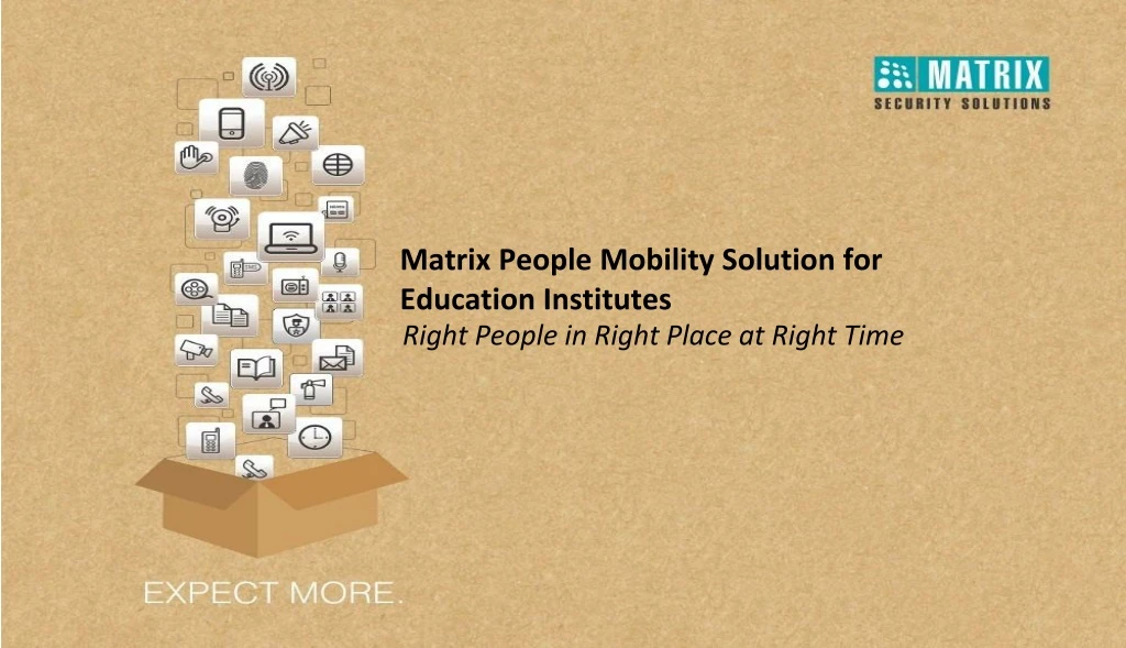 matrix people mobility solution for education institutes